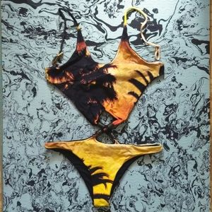 One Teaspoon sunset monokini